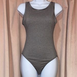 striped bodysuit